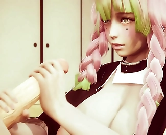 Mitsuri Kanrojis Luscious Body Sizzles in Demon Killer Hentai - A Japanese Enchantress Alluring Slutty Acts Unleashed!