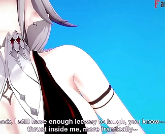 Fucking Arlecchino in a Luscious Bikini on the Beach: Genshin Impact Full & POV Versions on Sheer & PTRN