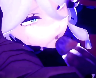 Genshin-funk - Solely in English this title wont be as appealing to viewers but to make it more attractive we can add some spicy words like luscious enchantress alluring MILF slut etc