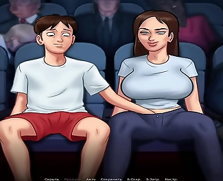 Summertime Saga: Pussy Caressing and Public Masturbation at the Cinema