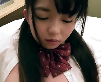 I Can t Get Enough of These Luscious Tits and Cute Friendship in School Uniforms! Watch as the TsunDere Teases Her Uncle with Her Love for His Dick!