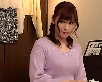 Watch this JAV MILF sister's first time experiencing the 48 moves of the chastity brother! She's so luscious and enchantress, you'll see her shaking her hips with pleasure!