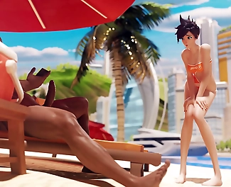 JAV Enchantress Exposes Her Luscious curves on the sand: A Must-Watch!