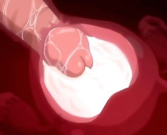 Get Wet with This Steamy Hentai Creampie Scene featuring a Luscious Teen Busty Slut