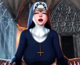 Jaw-Dropping Hentai - Watch Nun Get Fed Like a Queen! Holy S美coprophilia Batman!