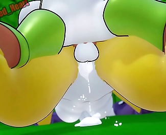 Gorgeous Renamon and Adorable Kumamon in a Sensuous Sound Loop - You Can t Get Enough of These Sexy Japanese Vixens!