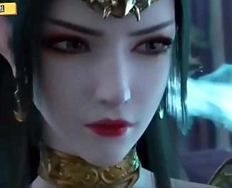 Black Dick Inside the Luscious Medusa Queen in Hentai 3D - 108 Goddess ep 57