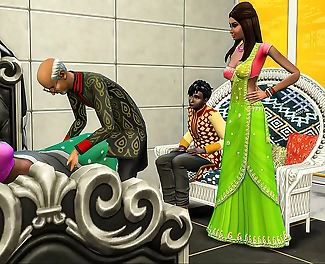 Indian Teen Gets a Taste of Family Fun with Desi Stepmom and Step Dad