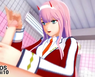 JAV Hentai Blowjob with Zero Two -Experience the Ultimate Pleasure