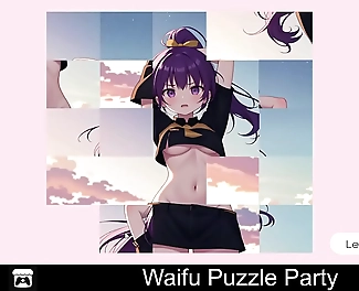 Welcome to Waifu Puzzle Party! Enjoy the Ultimate Japanese Puzzle Game with Alluring Waifu!