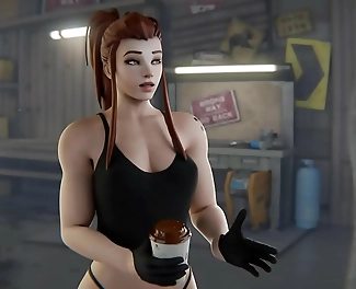 100% Luscious MILFs in Skimpy Outfits: Overwatch Compilation 137 130624