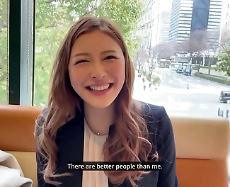 British Beauty s Busty Body on Display: Naughty Office Love with Her Manager in Black Pantyhose!