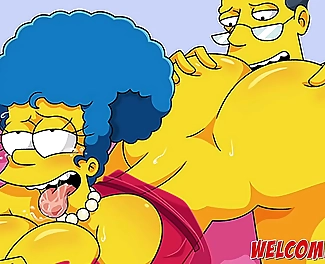 Revel in the Lusty Pleasures of Your Hot Neighbors' Steamy Romp in The Simptoons!