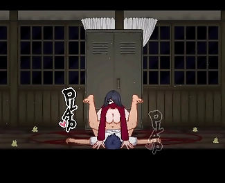 JAV Hentai Game: Alluring Ghost Babe With a Big Ass Wants to Fuck You in an Abandoned House!