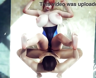 JAV Hentai Alert! Wild Poolside Act in Uncensored Anime Porn