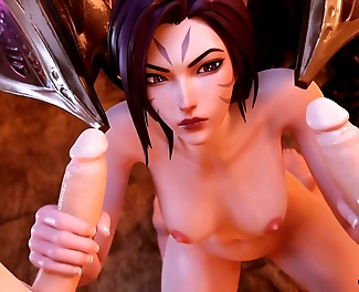 Japanese Goddess Kaisa's Double Team Explosion in League of Legends – A Must-Watch for Fans!