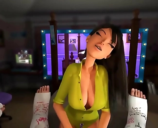 JAV Starlet Ezaku Wows with Mind-Blowing Deepthroat and Hot Sex in 3D Cartoon Porn