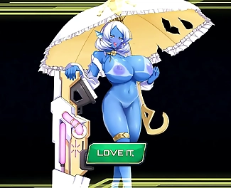 Welcome to the World of Horny Gacha Women! Enjoy the Tempting Blue-Skin Girls Virginity Loss with My Massive Cock in SF Girls PornPlay Ep8!