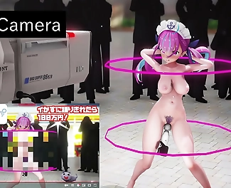 Enjoy the Sensual Moves of a Luscious Enchantress in Minato Aqua Sexdance MMD