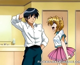 Japanese Hentai Porn: Monster with Huge Dong Fucks Fairy