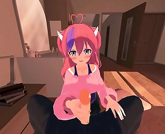 luscious Ironmouse Gets a Missionary Creampie in Vtuber Hentai POV