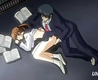 Getting Off in School: 18-Year-Old Hentai Schoolgirl Caught Masturbating in Class! Exclusive Subtitled Footage!