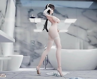 JAV Gets Steamy with Nude Beach Fun 3D Anime Girls & Horny Dance Moves