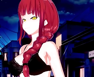 Unleash the Luscious Bouncing Boobs of Makima with a Chainsaw Man!