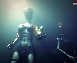 Behold the Luscious Japanese Enchantresses of Atomic Heart Hentai Porn in 3D!