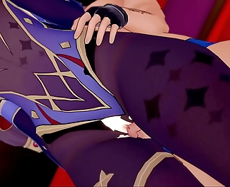 JAV Goddess Mona s Horny Playtime with Cock in Genshin Impact!