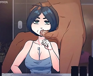 Luscious Japanese Enchantress Stopping Time in Derpixon