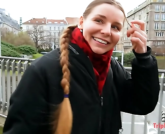 JAV Enchantress with a Luscious European Braid Invites You to Bust a Nut Inside Her!