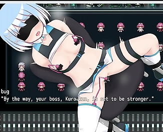 Cum Play with the Luscious Hacker in Near Future City Part 2 - Sticky KEYWORDS!