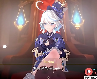 Get Wet with Furina s Enchanting Fuck Fest on the Beach and Sweet Creampie - Genshin Impact Porn in 60fps