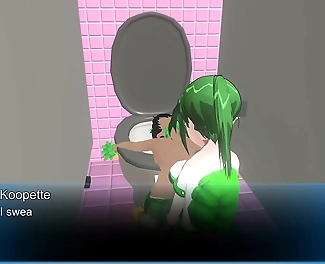Worshipping the Mighty Goddess: A Koopette Facesitting Domination Session with Piss Spanking and Toilet Fart Play