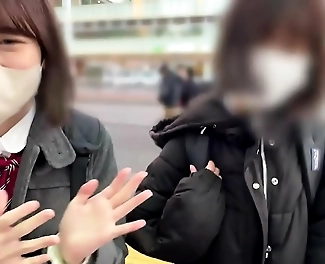 JAV Hottie with Peachy Butt and Squirting Action in Tight School Swimsuit - NSFW