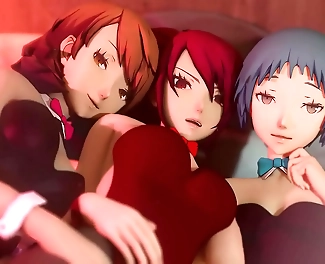 Fuuka Yukari and Mitsuru s Naughty Hentai Romp: A JAV Orgy You Won t Forget!