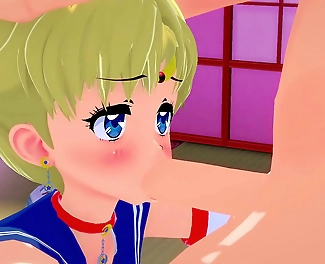 JAV Enchantress Sailor Moons Epic BJ - 3D Hentai Uncensored