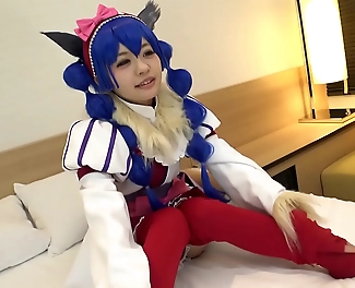 JAV Hentai Cosplay – Soaking Wet Orgasmic Squirting with Cute Blue-Haired Cosplayer
